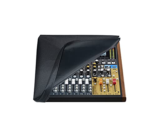 DigitalDeckCovers Staubschutz kompatibel mit Tascam Modell 12 Digital Multitrack Recorder [Antistatisch, wasserabweisend, Premium schwarzer Stoff, Schutz]