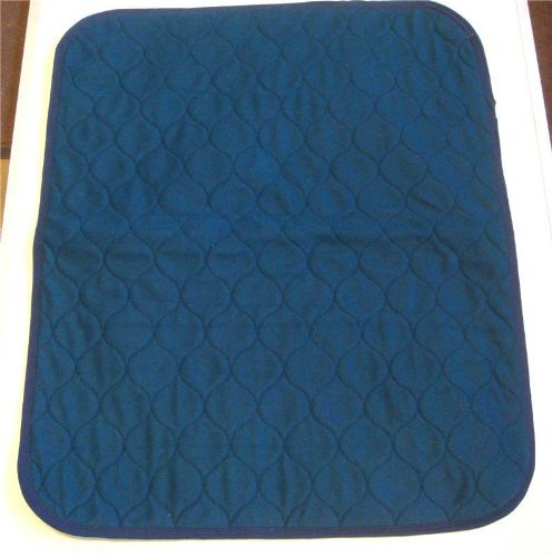 1 of Large (60cm x 50cm) Blue Washable Wheelchair Seat Armchair Incontinence pad Sheet