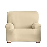 Eysa Ulises elastisch Sofa überwurf 1 Sessel, Polyester-Baumwolle, 01-beige, 37 x 5 x 29 cm