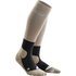 CEP – HIKING MERINO SOCKS REDESIGN für Damen | Knielange Wandersocken mit Kompression in Forestgreen / Grey | Größe II