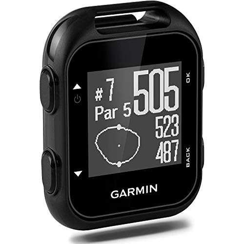 Garmin Approach G10 - GPS-Golfclip mit Anzeige zu Distanzen zum Grün, digitaler Scorecard, Ansicht Grün auf über 40.000 Golfplätzen weltweit.
