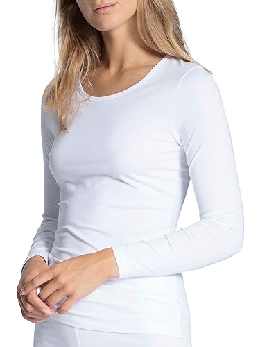 Calida Damen Natural Comfort Unterhemd, Weiß (Weiss 001), 48 (Herstellergröße:L)