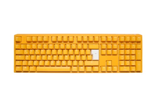 Ducky Eine 3 gelbe Gaming-Tastatur, RGB-LED – MX-Red