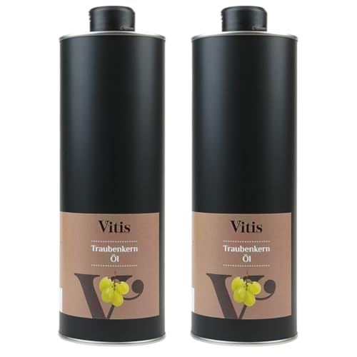 VITIS Vital Traubenkernöl, kaltgepresst, 1er Pack (1 x 2 Liter)