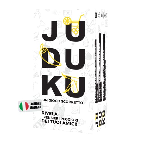 JUDUKU Kartenspiel - 480 Karten Limited Edition lustiges Brettspiel für Erwachsene - Perfekt für Partys - Italienische Version