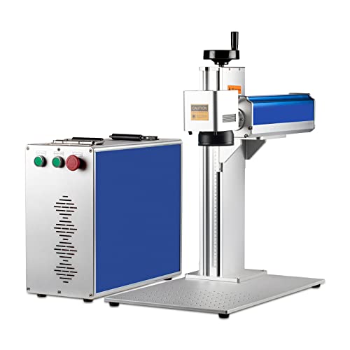 Cloudray Fiber Laser 50W Raycus Marking Machine Incisore per Macchina per Marcatura Laser a Fibra（50W 300 * 300mm+Rotante）
