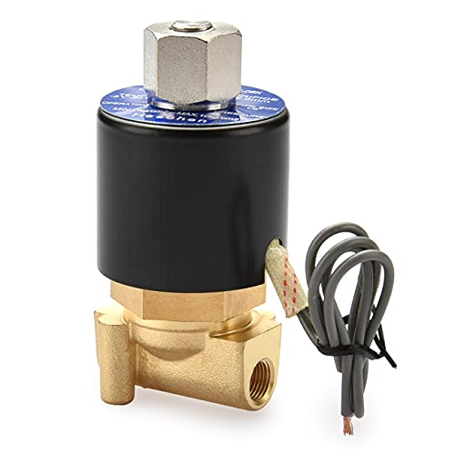 heschen Messing Elektrisches Magnetventil 2 wk025-06 1/8 Zoll AC 220 V Direct Action Wasser Air Gas Normalerweise offen