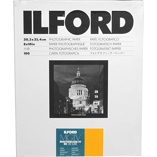 Ilford Multigrade IVRC Satin Deluxe 20,3 x 25,4 cm (8 x 10 Zoll), 100 Blatt