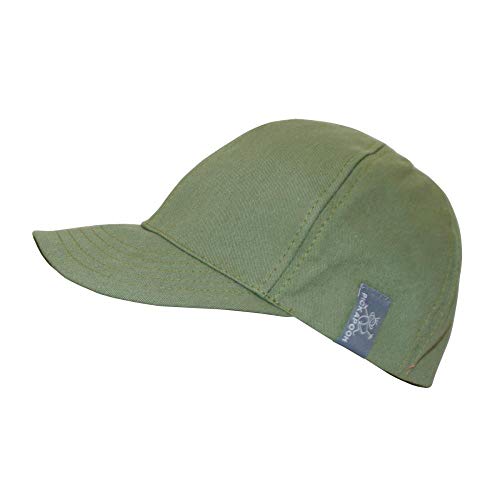 PICKAPOOH Cap mit UV-Schutz Bio-Baumwolle, Olive, Gr. 50