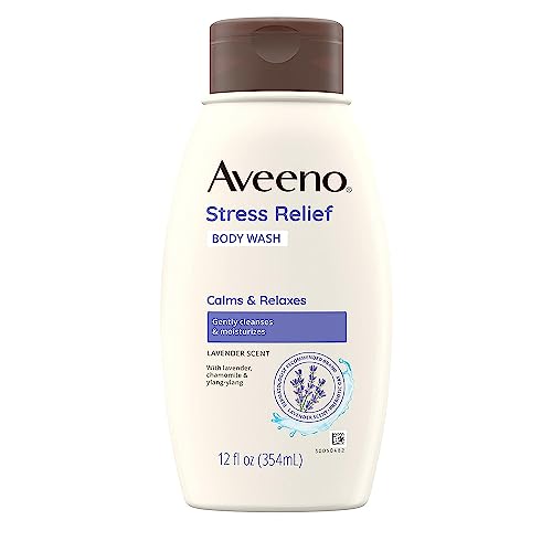 Aveeno Stress Relief Body Wash, 12 Fluid Ounce (Pack of 3) by Aveeno