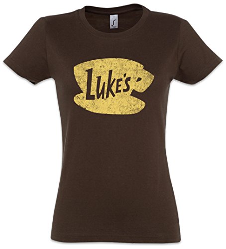 Urban Backwoods Luke's Damen T-Shirt Braun Größe 2XL