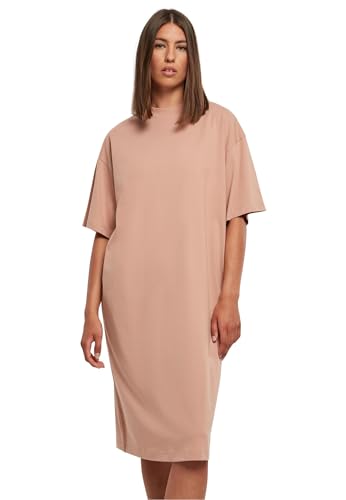 Urban Classics Damen Ladies Organic Long Oversized Tee Dress Kleid, Amber, Small