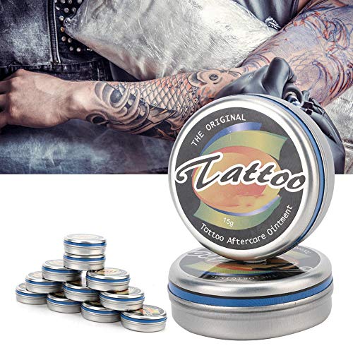 Tattoo Aftercare Repair Cream, 24pcs / Box Tattoo Aftercare Healing Cream Feuchtigkeitsspendende Hautpflege After Tattoo Repair Cream für Tattoo