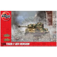 Airfix A1364 1/35 Tiger-1, späte Version Modellbausatz, Multi, 1: 35 Scale