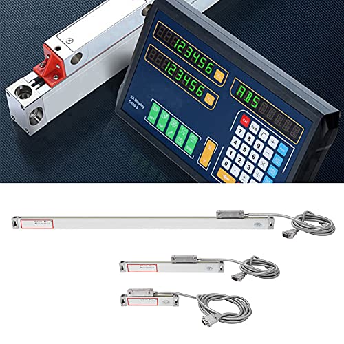 Linearmaßstab - JC800 1 Satz 2AE/3AE Linearmaßstab Aluminiumlegierung für JCS900‑2AE/JCS900‑3AE Digitalanzeige(0-100mm 0-200mm 0-500mm)