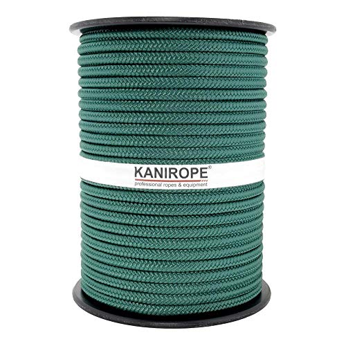 Kanirope® PP Seil Polypropylenseil MULTIBRAID 10mm 100m Farbe Tannengrün (2564) 16x geflochten