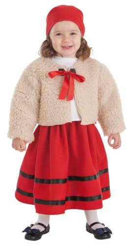 Zzcostumes Kostüm der Hirtin mit Mantel für Ein Mädchen