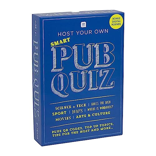 Talking Tables Pub Quiz Spiel Fragekarten & Anzeigetafel