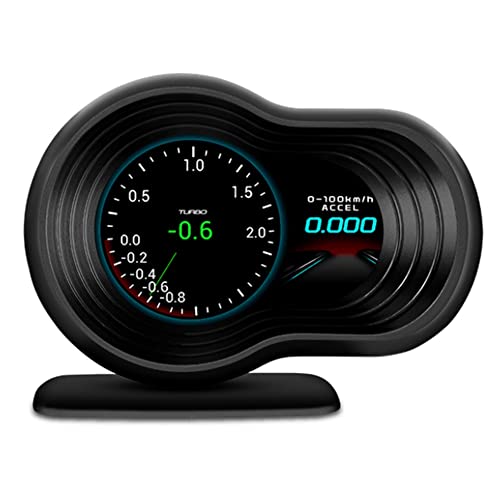 XIAOJUN F9 HUD OBD2 HD Digitales Messgerät, hohe Überwachung der Turbo-Bremse, Auto-Bremse, B