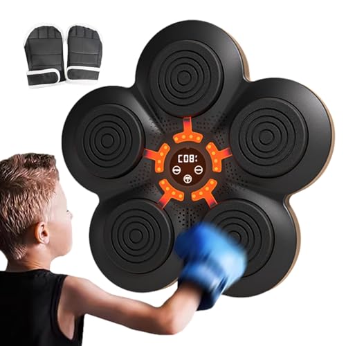 Suphyee Music Boxing Machine | Music Bluetooths Boxing Machine,Smart Music Boxing Machine,Home Wall Mount Music Boxer,Smart Focus,Agility Training,Digital Boxing,Punch Pads,Suitable for Home Exercise