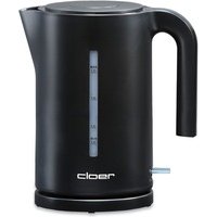 Cloer 4110 Wasserkocher / 2200 W / große Wasserstandsanzeige / Trockengeh- und Überhitzungsschutz / 1,7 Liter / schwarz