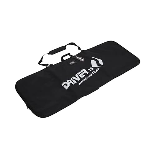 Driver13 ® Kiteboardbag Singlebag Twintip für Dein Kiteboard Tasche, schwarz 139 cm