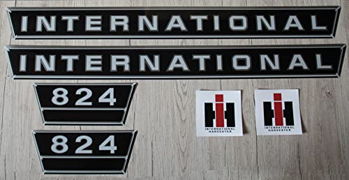 IHC/Mc Cormick Aufkleber international 824 Silber Logo Emblem Sticker Label Set groß
