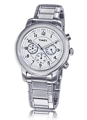 Timex Herren-Armbanduhr XL Milan Chronograph Chronograph Edelstahl T2N167