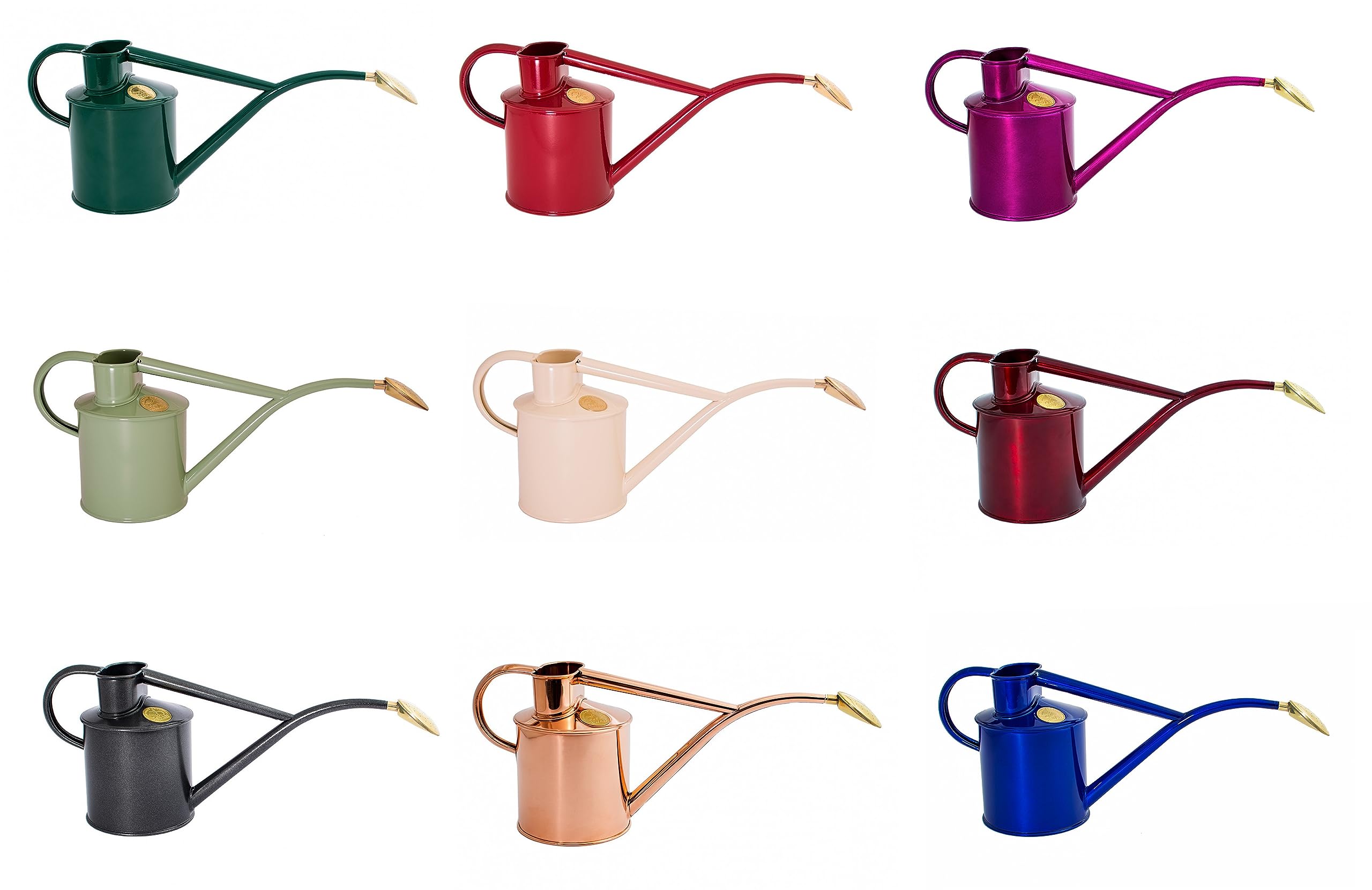 The Rowley Ripple Two Pint Watering Can Haws Zimmer Gießkanne 1 Liter (Green-Grün)