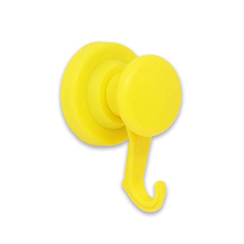 Magnet Expert NPT43R(Y)-40 43mm dia Rubber Coated Neodymium with Swivel Hook-Yellow (Pack of 40) Magnet