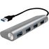 LogiLink UA0307 4 Port USB 3.2 Gen 1-Hub (USB 3.0) Aluminium