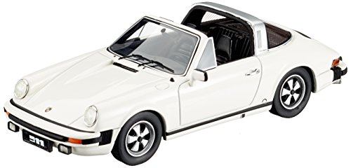 Schuco 450891300 Porsche 911 Targa (1975) 1:43, grandprix weiß, Maßstab