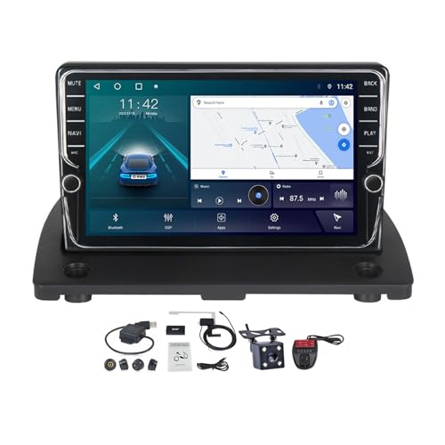 VOLEMI Android 11 Autoradio mit Navigation für Volvo XC90 C 2002-2014, 9 Zoll Touchscreen mit Blende Unterstützt Bluetooth Carplay Android Auto FM RDS Lenkradsteuerung/Split Screen (Size : K400S)