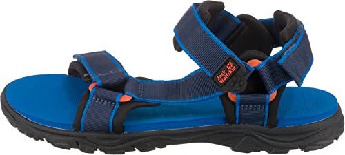 Jack Wolfskin Unisex-Kinder Seven SEAS 3 K Sport Sandalen, Blau (Blue/Orange 1174), 31 EU
