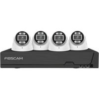 Foscam FNA108E-T4-2T FNA108E-T4-2T LAN IP-Überwachungskamera-Set 8-Kanal mit 4 Kameras 3840 x 2160