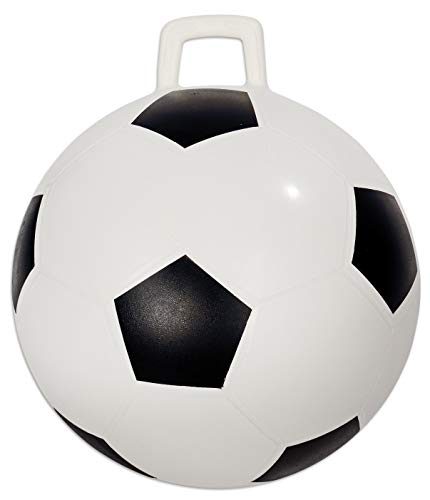 Betzold Sport - Hüpfball Kinder - Fußball-Design Sprungball - Spring-Ball