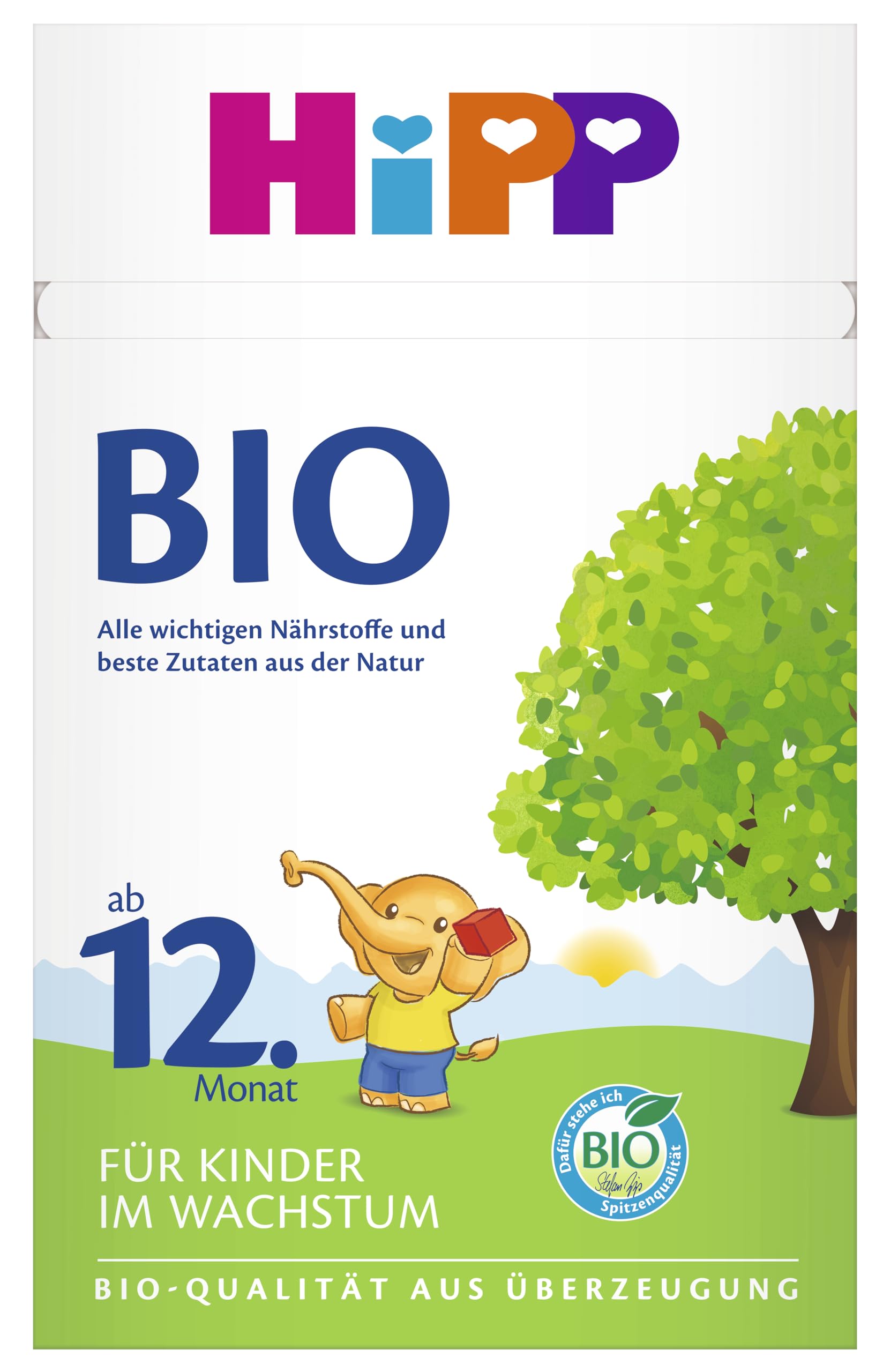 HiPP Bio Milchnahrung Kindermilch, 4er Pack (4 x 600g)