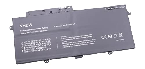 vhbw Li-Polymer Akku 7300mAh (7.6V) für Notebook Laptop Samsung Ativ Book 9 Plus, NP940X3G, NP940X3G-K01, NP940X3G-K01AU wie AA-PLVN4AR.