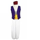 YYCHER Erwachsene Aladdin Lampe Prinz Aladdin Kostüm für Jungen Anime Cosplay Verkleidung Adam Prinz Halloween Kostüme für Männer (Größe :M)