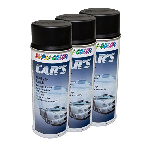 Lackspray Spraydose Sprühlack Cars Dupli Color 385872 schwarz matt 3 X 400 ml