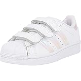 adidas Originals Superstar CF Sneaker, Footwear White/Footwear White/Footwear White, 35 EU