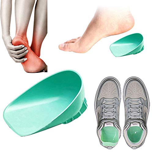 Pedimend Silikon-Fersenkissen zur Behandlung von Plantarfasziitis, hilft Bursitis/Fersenschmerzen und Fersensporn zu lindern, beugt Achillessehnenentzündung vor – Fußpflege (2 Paar)
