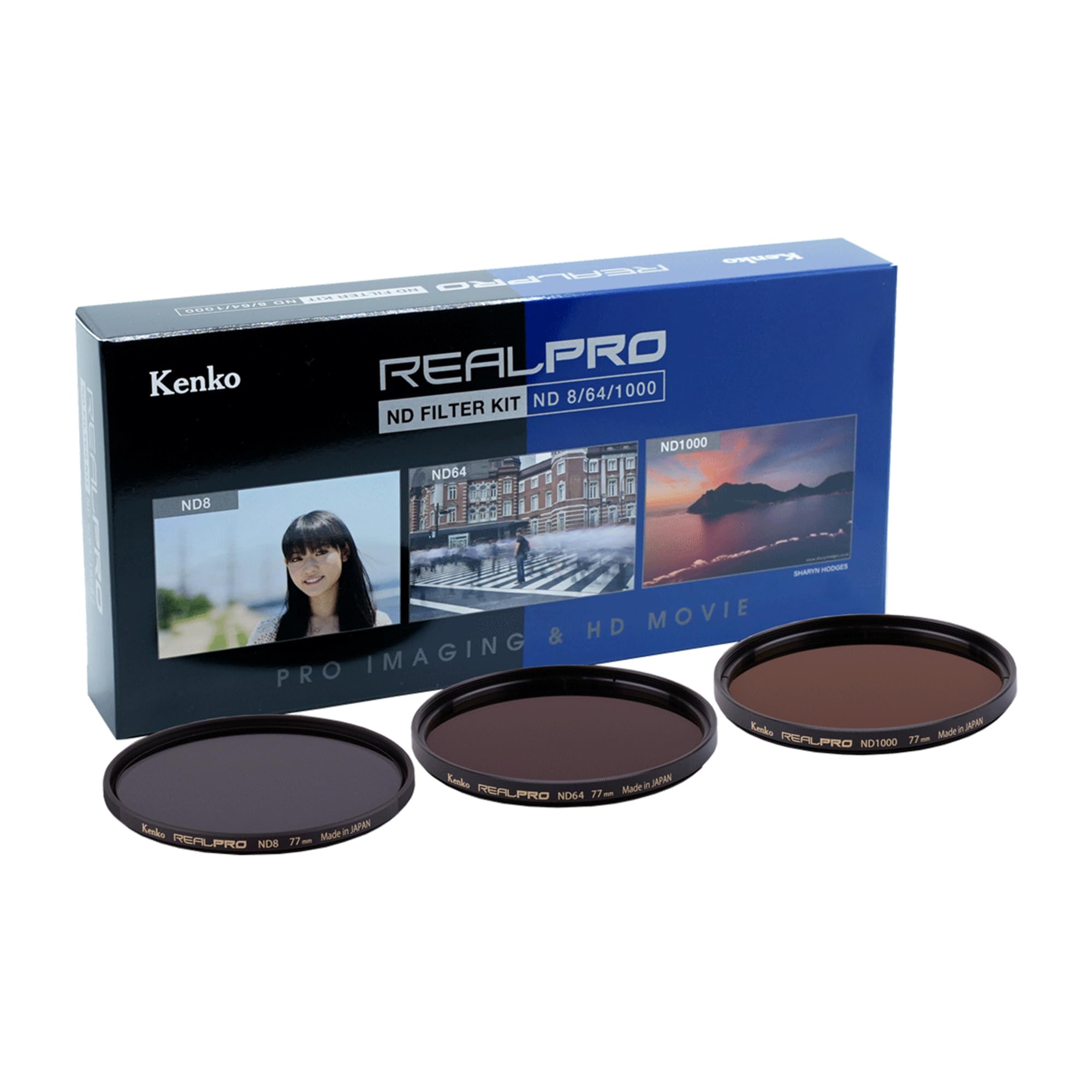 Kenko Filtersatz REALPRO ND Filter Kit ø82mm, ND8/64/1000, Inklusive Aufbewahrungskoffer