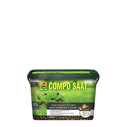COMPO SAAT Nachsaat-Rasen, 2 kg Eimer für 100 qm