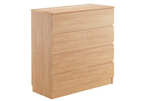 Erst-Holz® Kommode Massivholz Buche Sideboard Anrichte 4 Schubladen 90.51-90