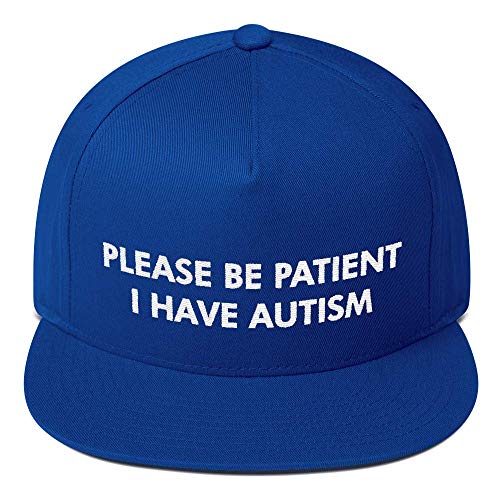 Please Be Patient I Have Autism Hut, Blau