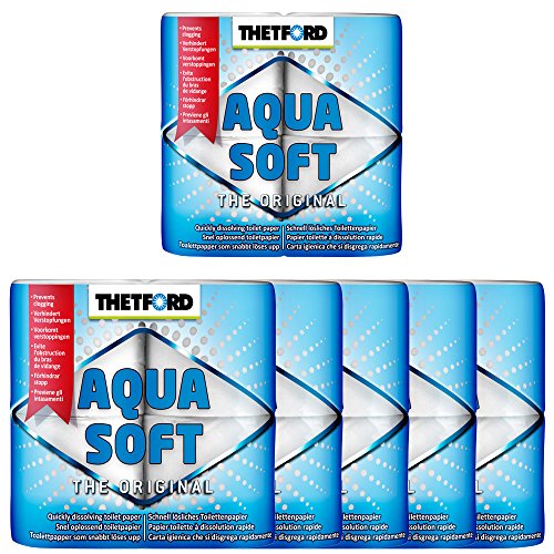 Thetford 6X Camping Toilettenpapier Aqua Soft