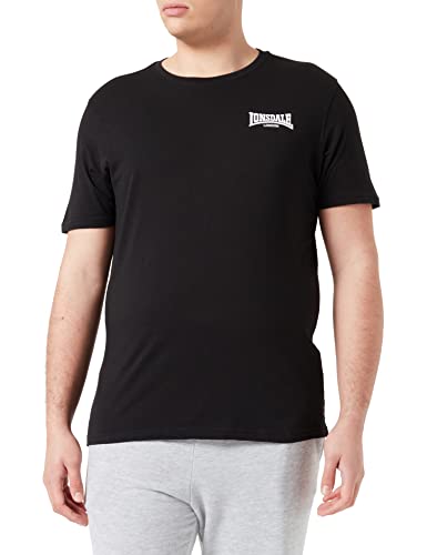 Lonsdale London Herren T-Shirt schmale Passform 3XL Black Elmdon