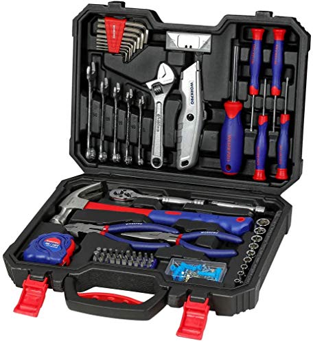 WORKPRO Werkzeugkoffer Home Reparatur Werkzeug Set Tägliche Handwerkzeuge 160-teilig