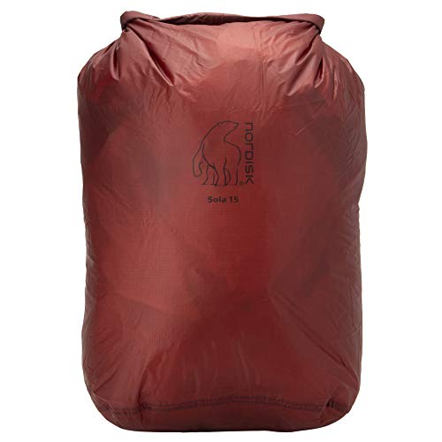 Nordisk Sola 15 Drybag Rot, Packsack, Größe 15l - Farbe Burnt Red